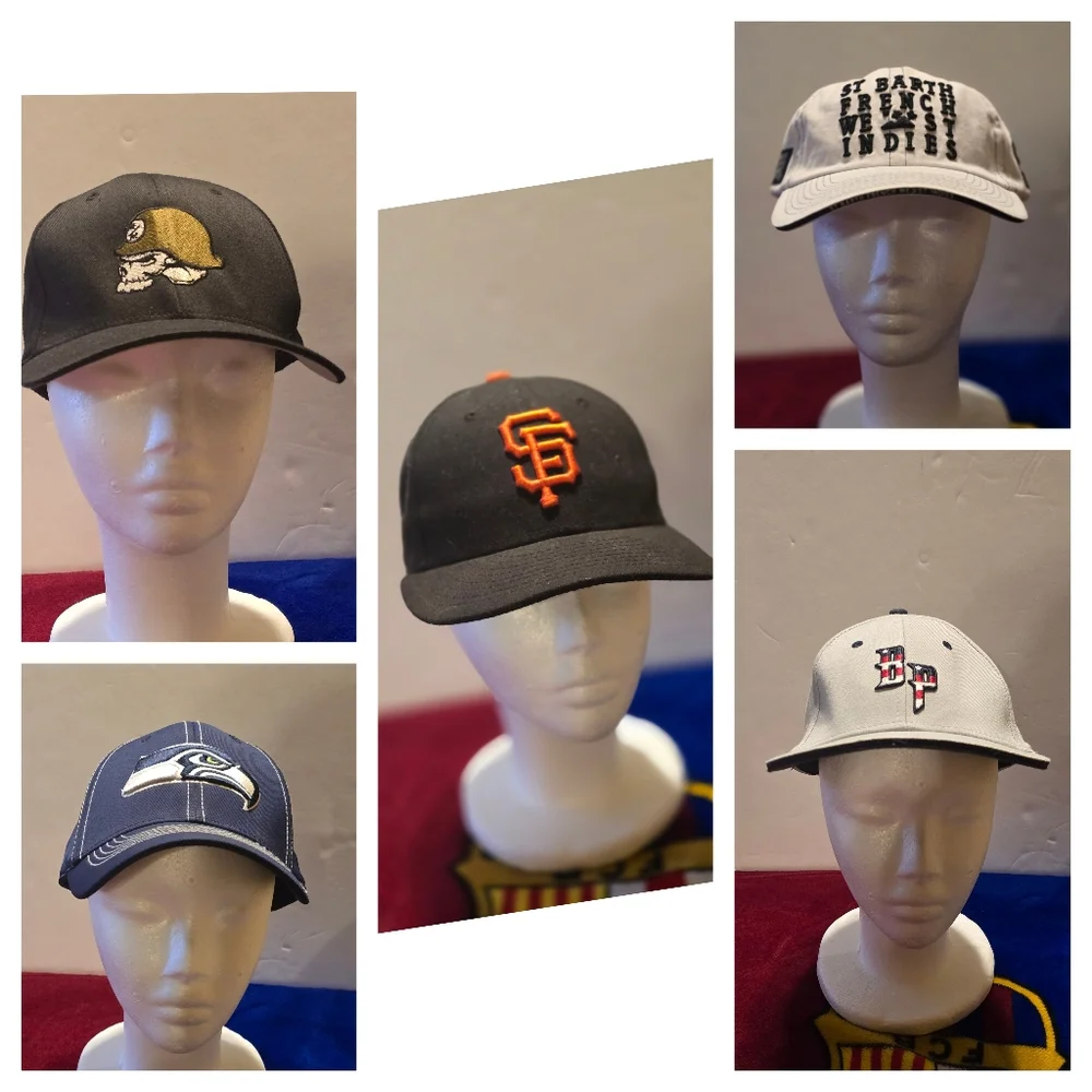 Lot Of 10 Hats/ball Caps Unisex